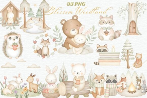Download Forest Friends Woodland Animal Clipart - Premium Resources