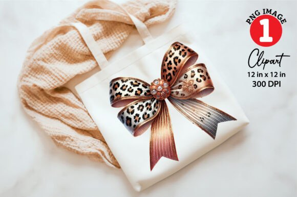 Download Watercolor Leopard Print Bow Clipart - Premium Resources