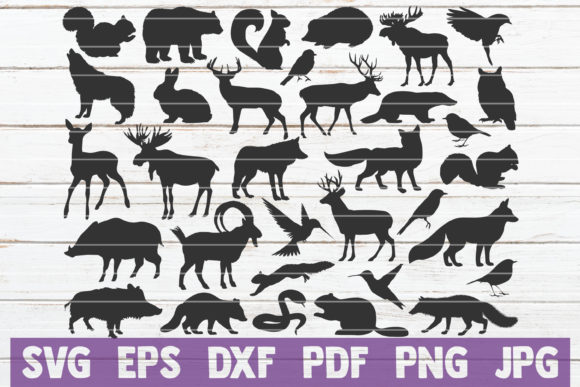 Download Forest Animal Silhouettes Bundle - Premium Resources
