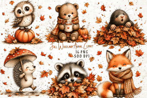Download Fall Woodland Animal Clipart - Woodland animal clipart Collection