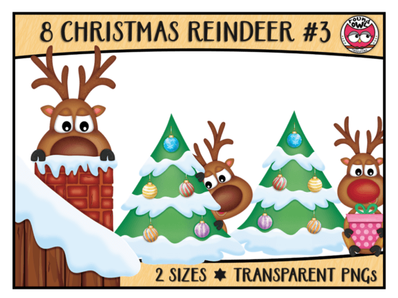 Download Christmas Reindeer Clipart #3 - Reindeer clipart Collection