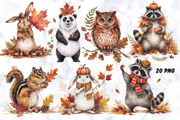 Download Fall Woodland Animal Clipart - Woodland animal clipart Collection