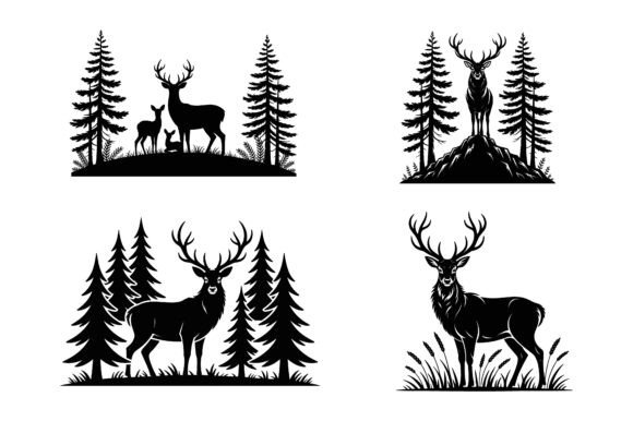 Download Forest Animal Silhouette Bundle - Premium Resources